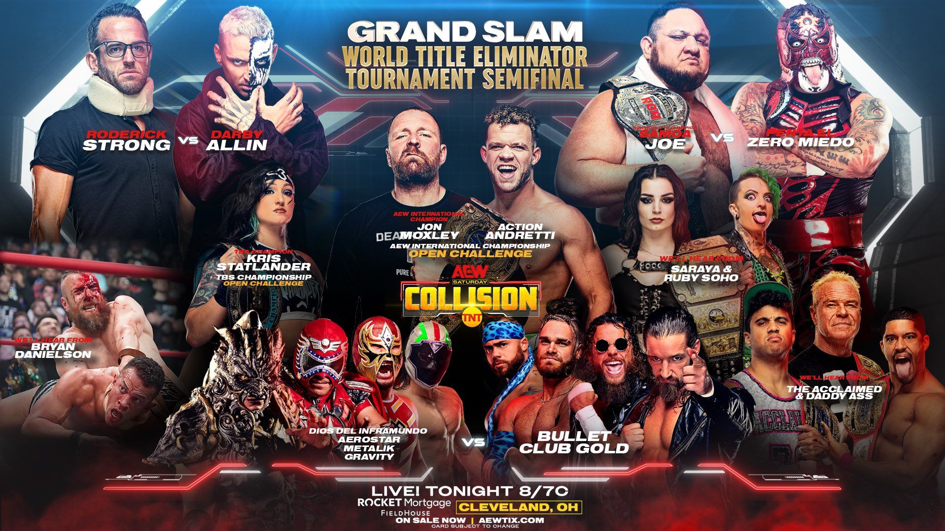 AEW Collision background
