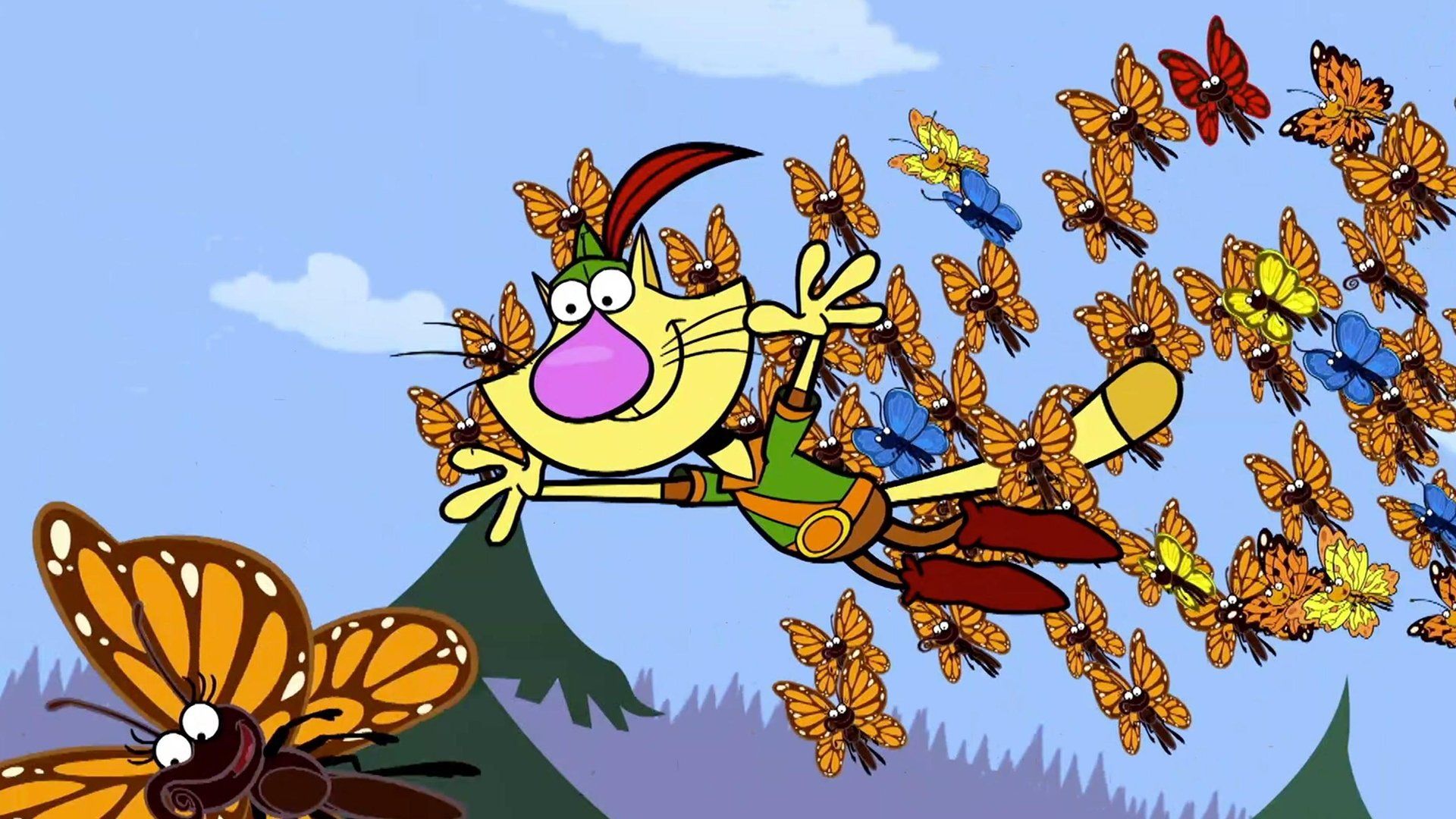 Nature Cat background