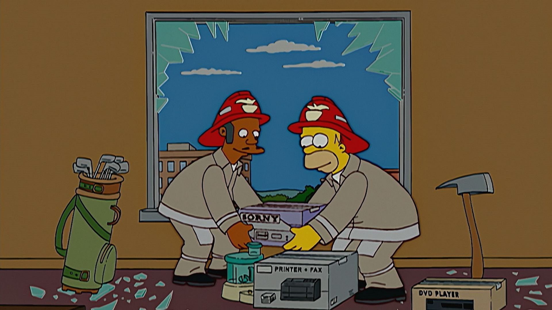 The Simpsons background