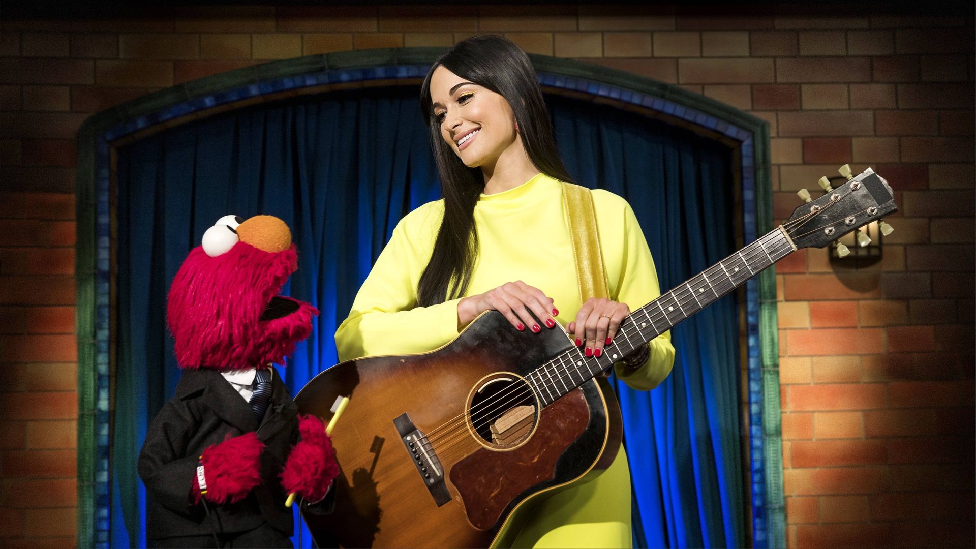The Not Too Late Show with Elmo background