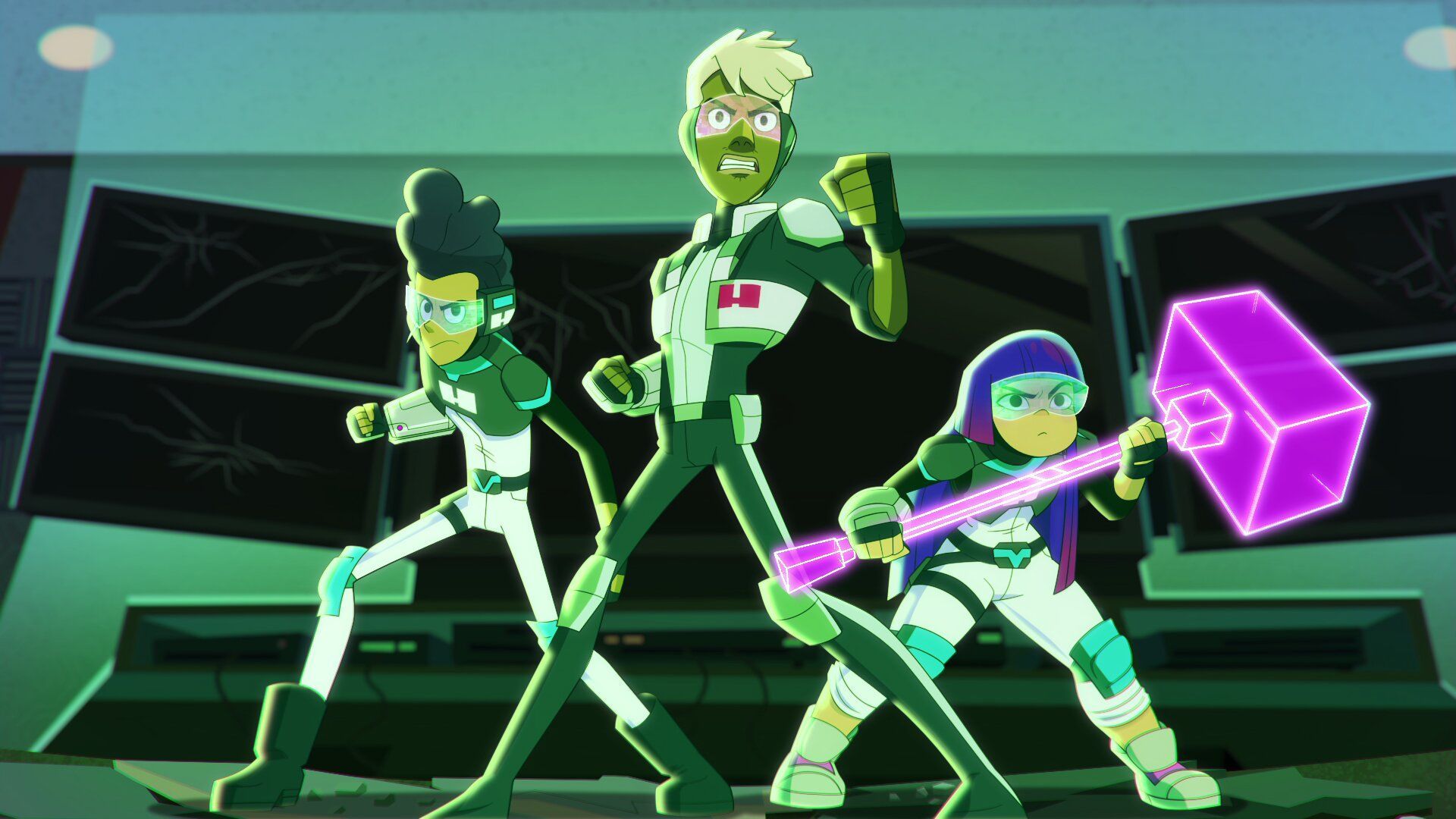 Glitch Techs background