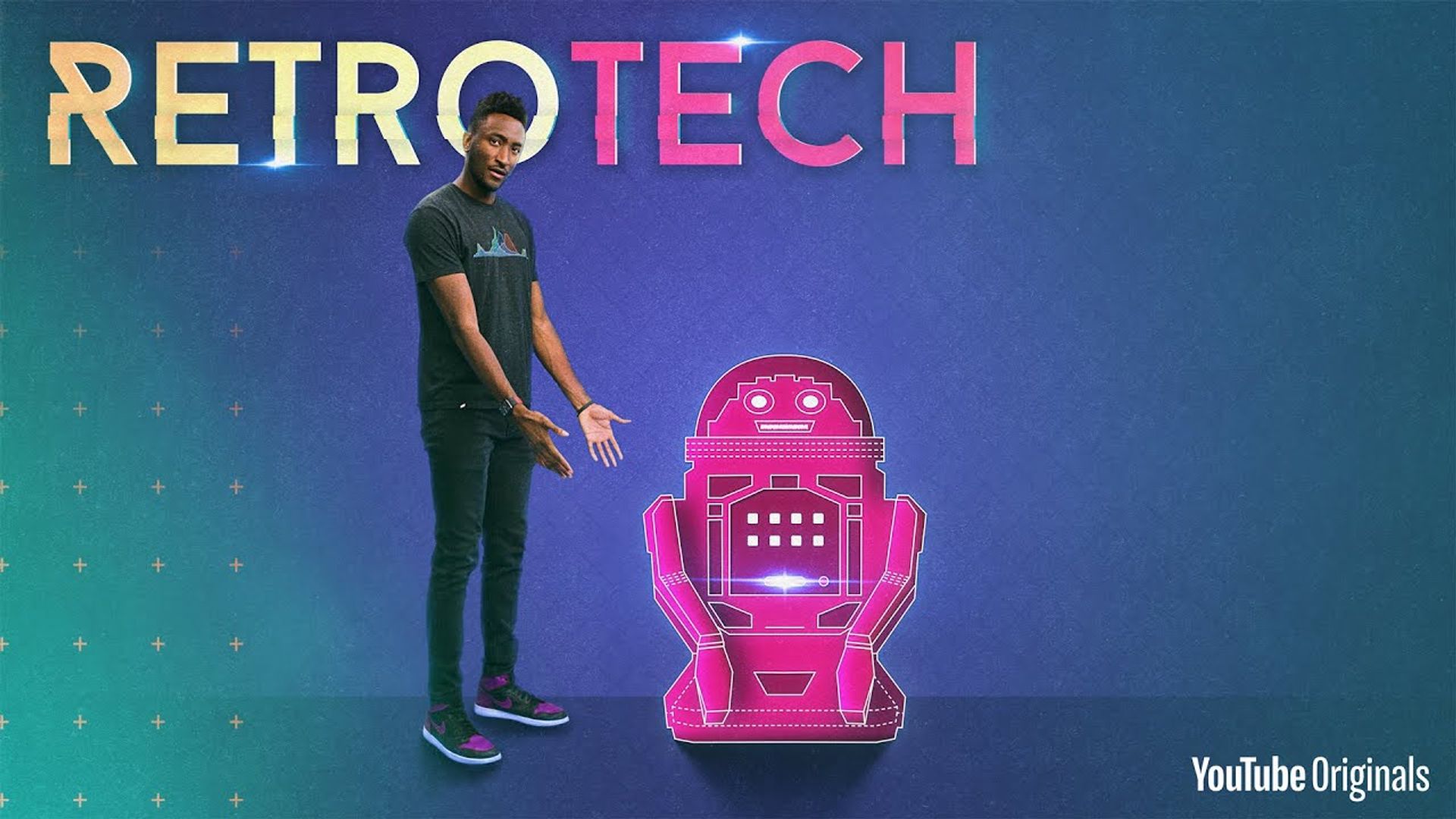 Retro Tech background