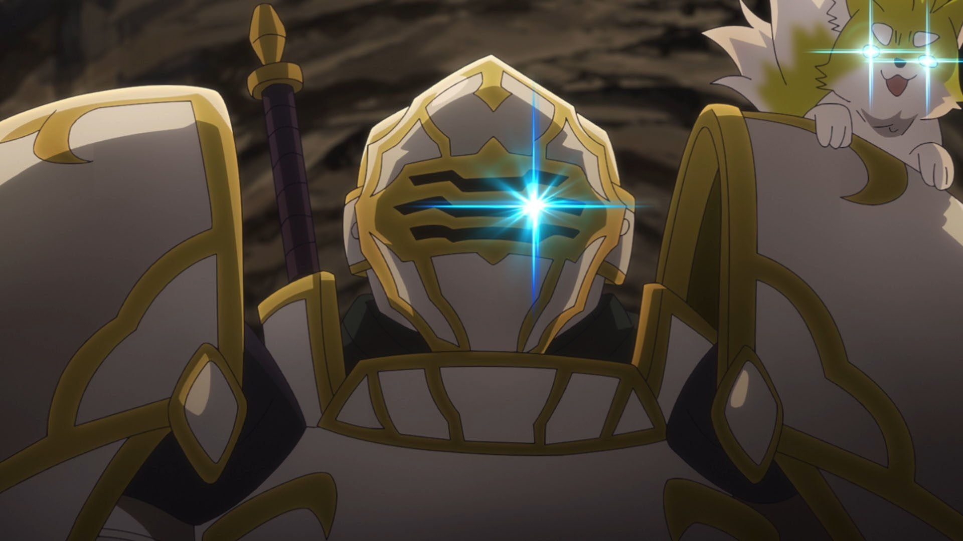 Skeleton Knight in Another World background