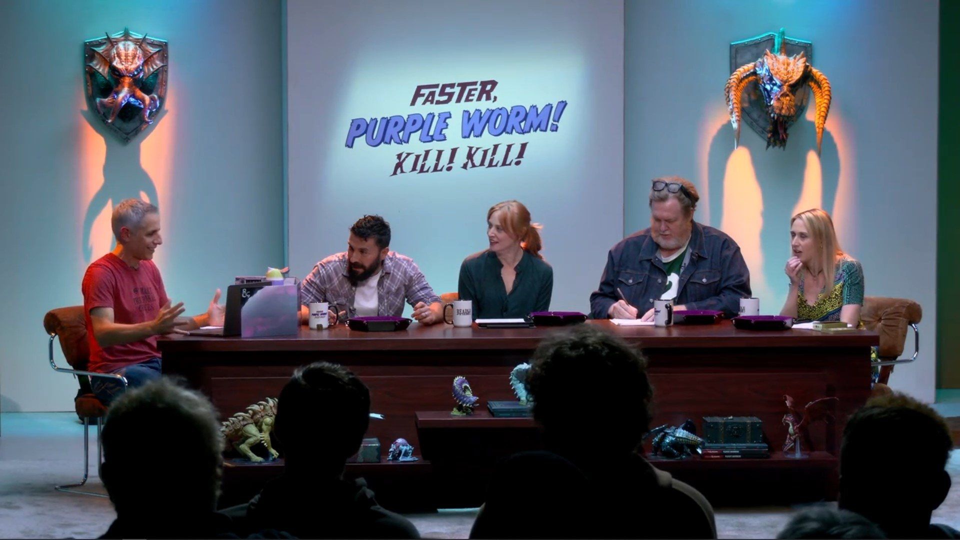Faster, Purple Worm! Kill! Kill! background