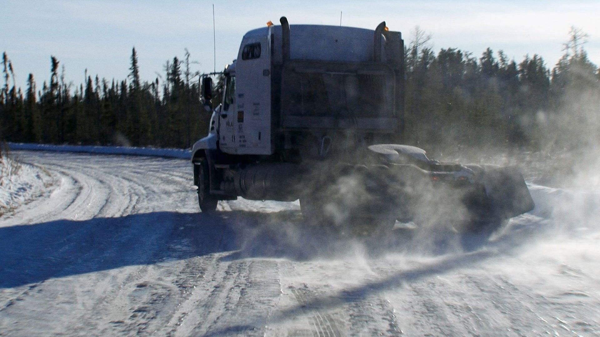 Ice Road Truckers background
