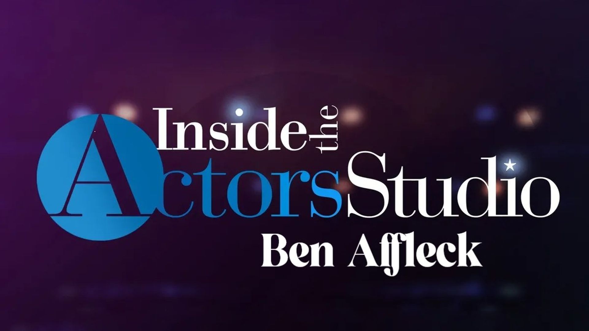Inside the Actors Studio background