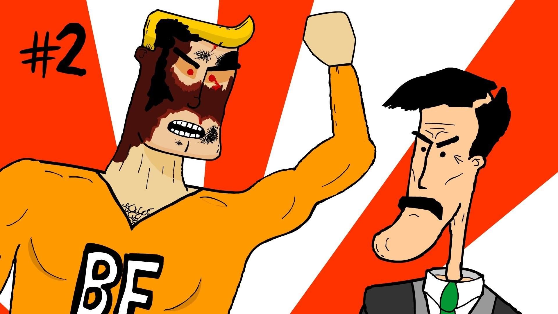 Burnt Face Man background