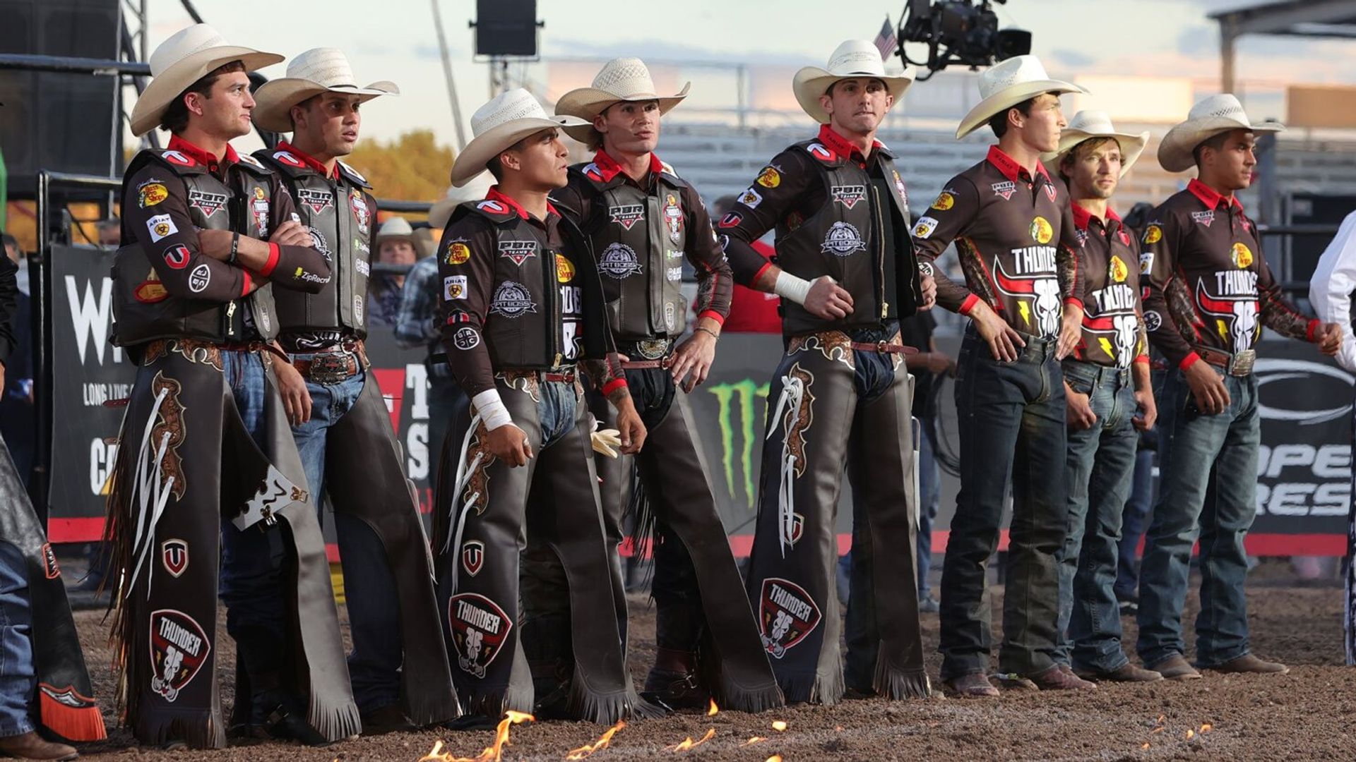 Cowboys of Thunder background