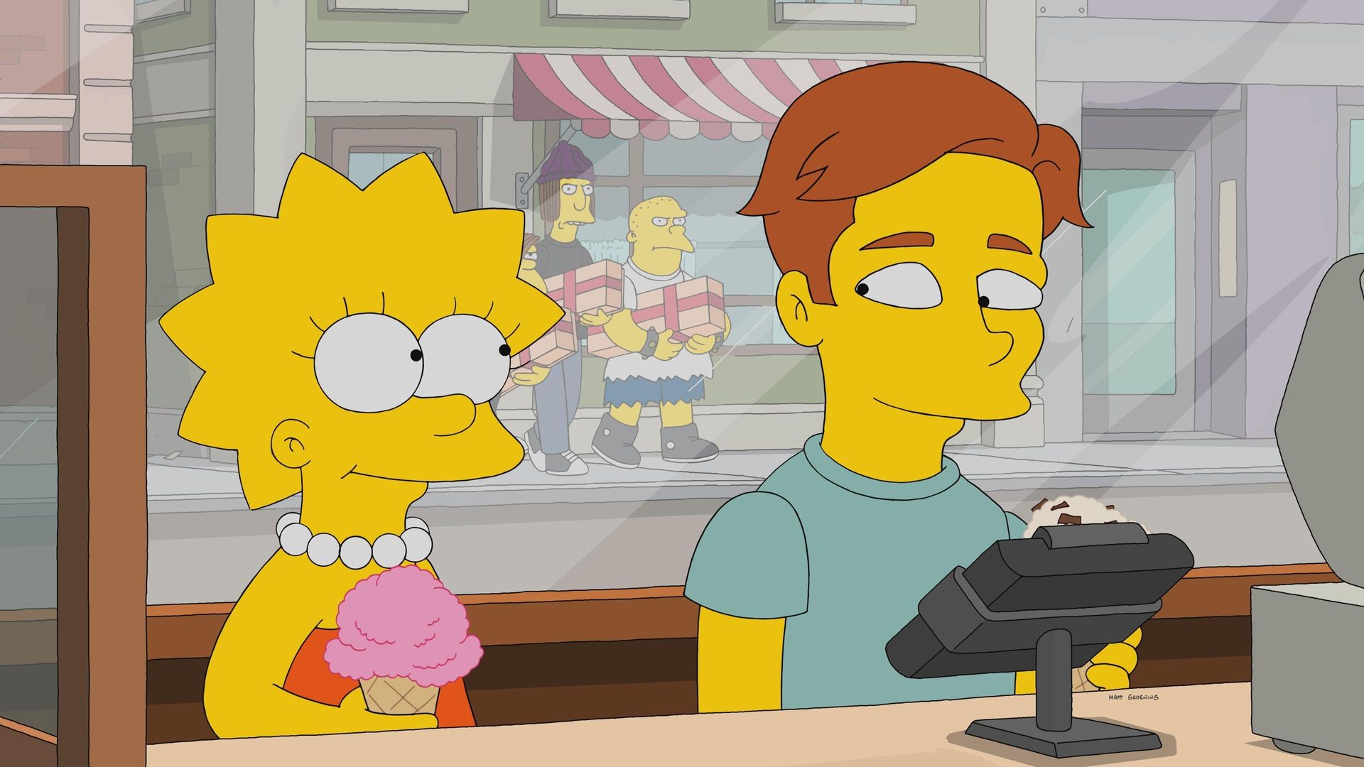 The Simpsons background