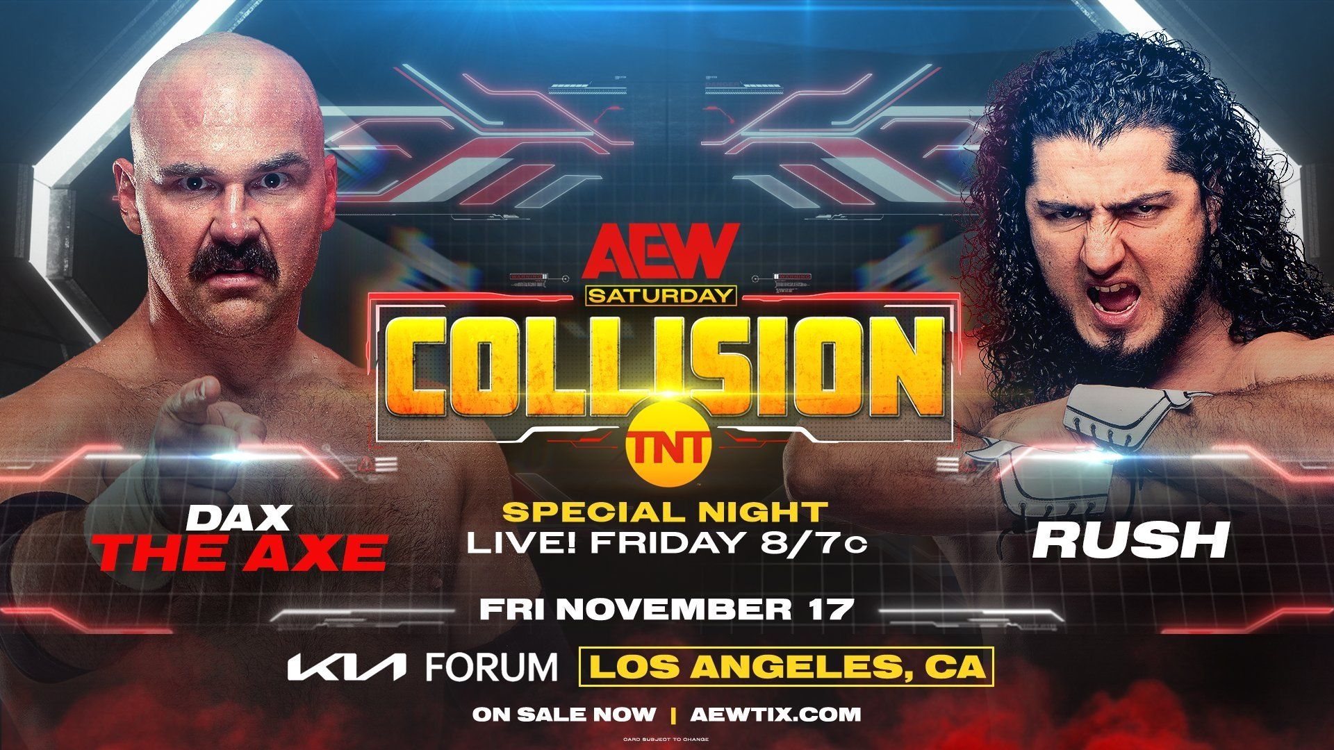 AEW Collision background