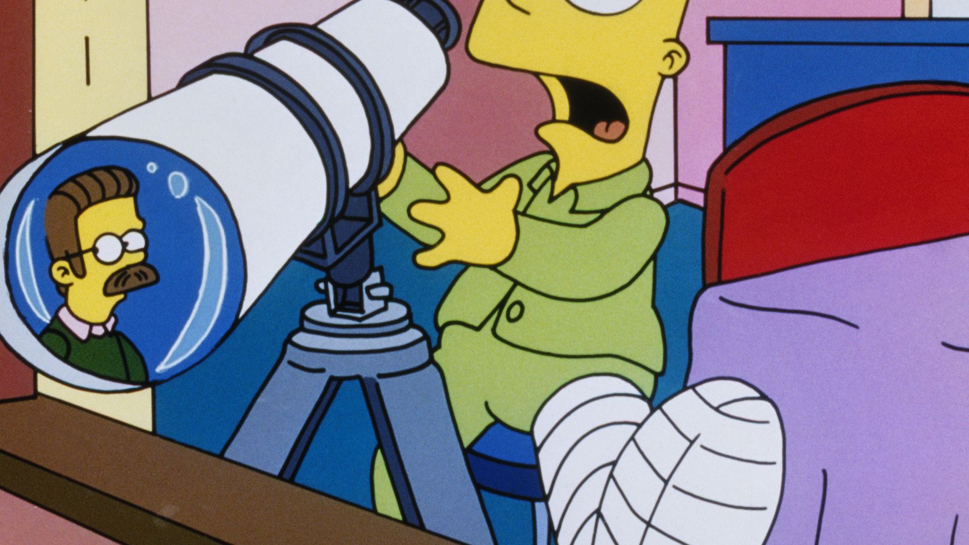 The Simpsons background