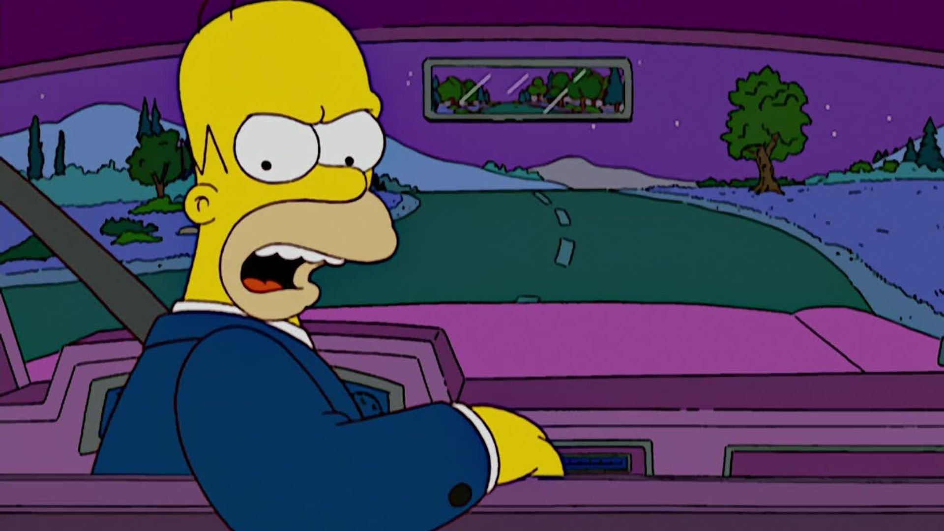 The Simpsons background
