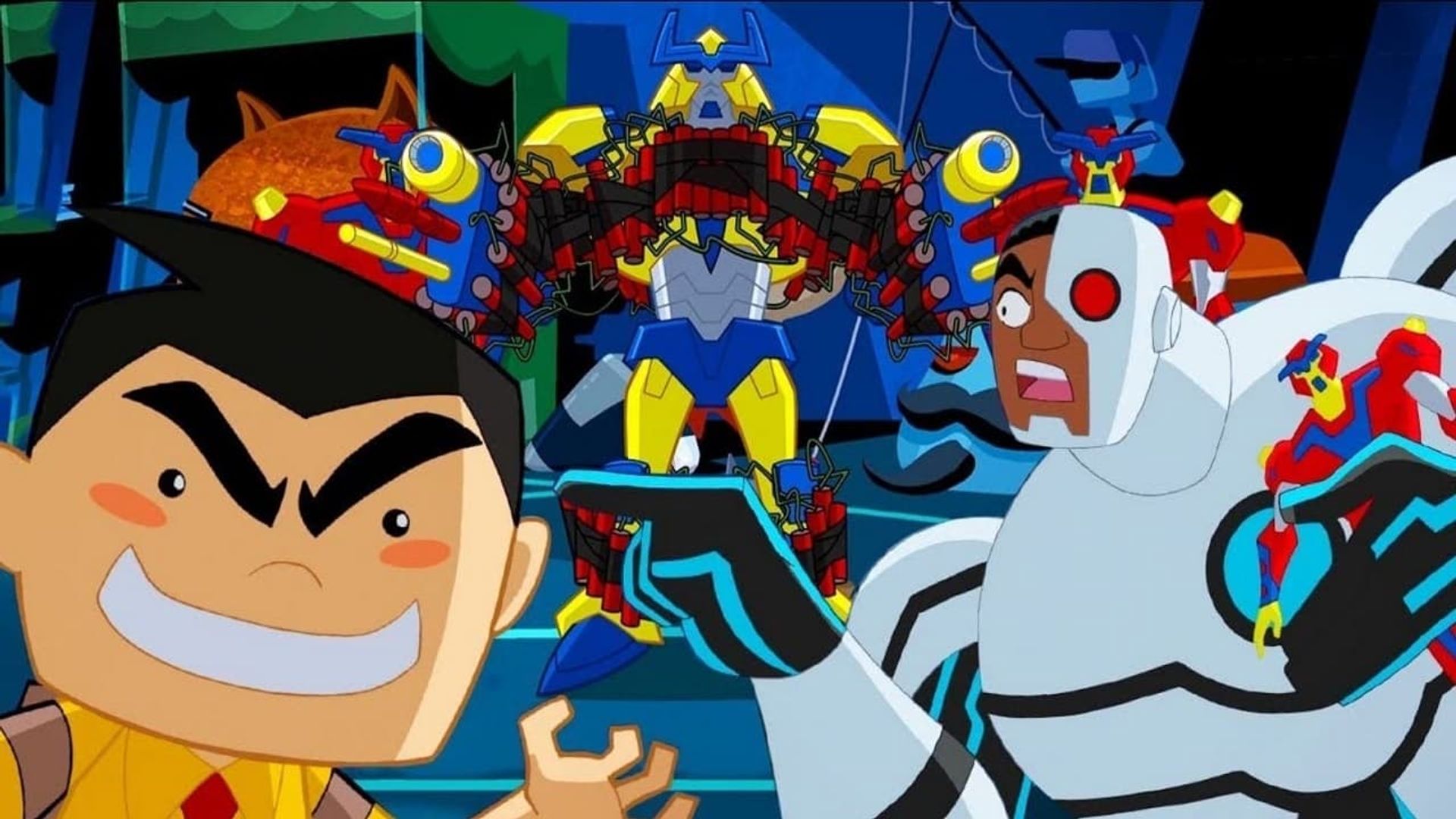 Justice League Action Shorts background