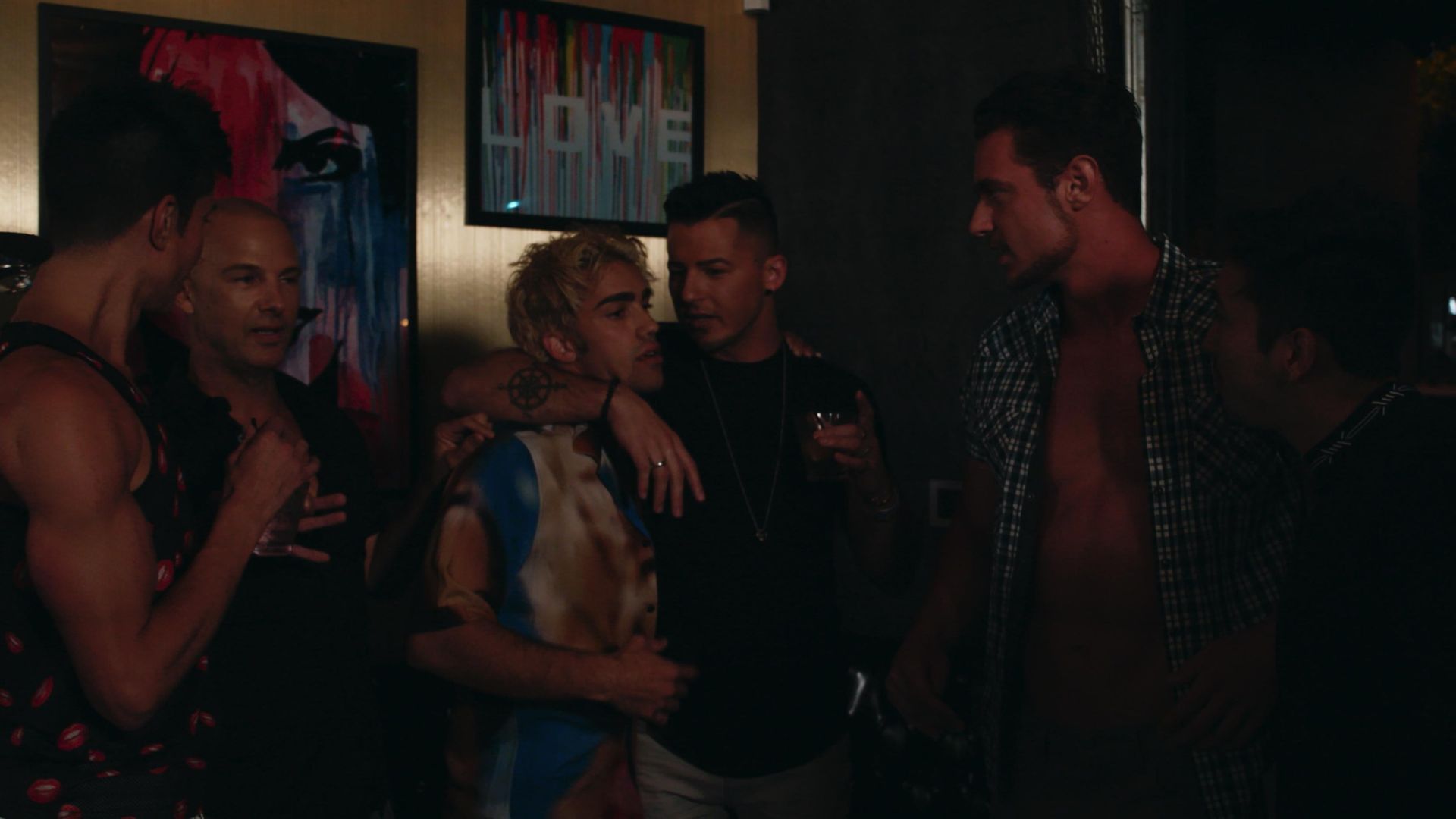Men of West Hollywood background