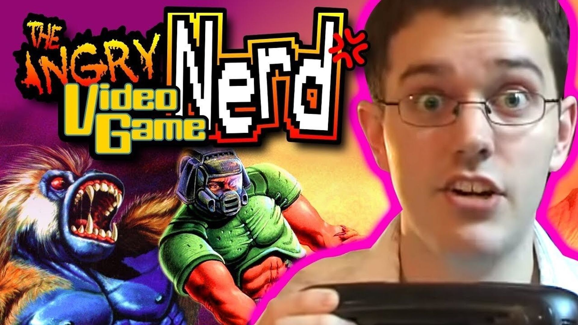 The Angry Video Game Nerd background