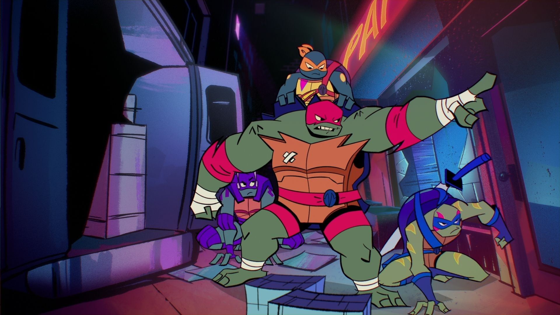 Rise of the Teenage Mutant Ninja Turtles background