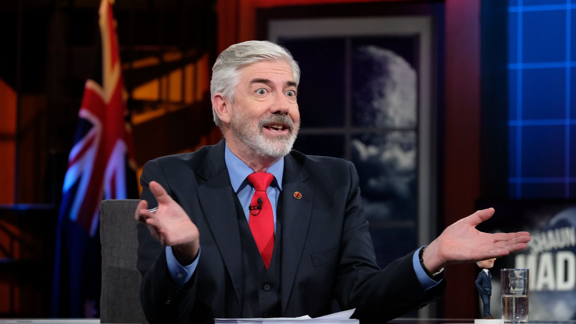 Shaun Micallef's Mad as Hell background