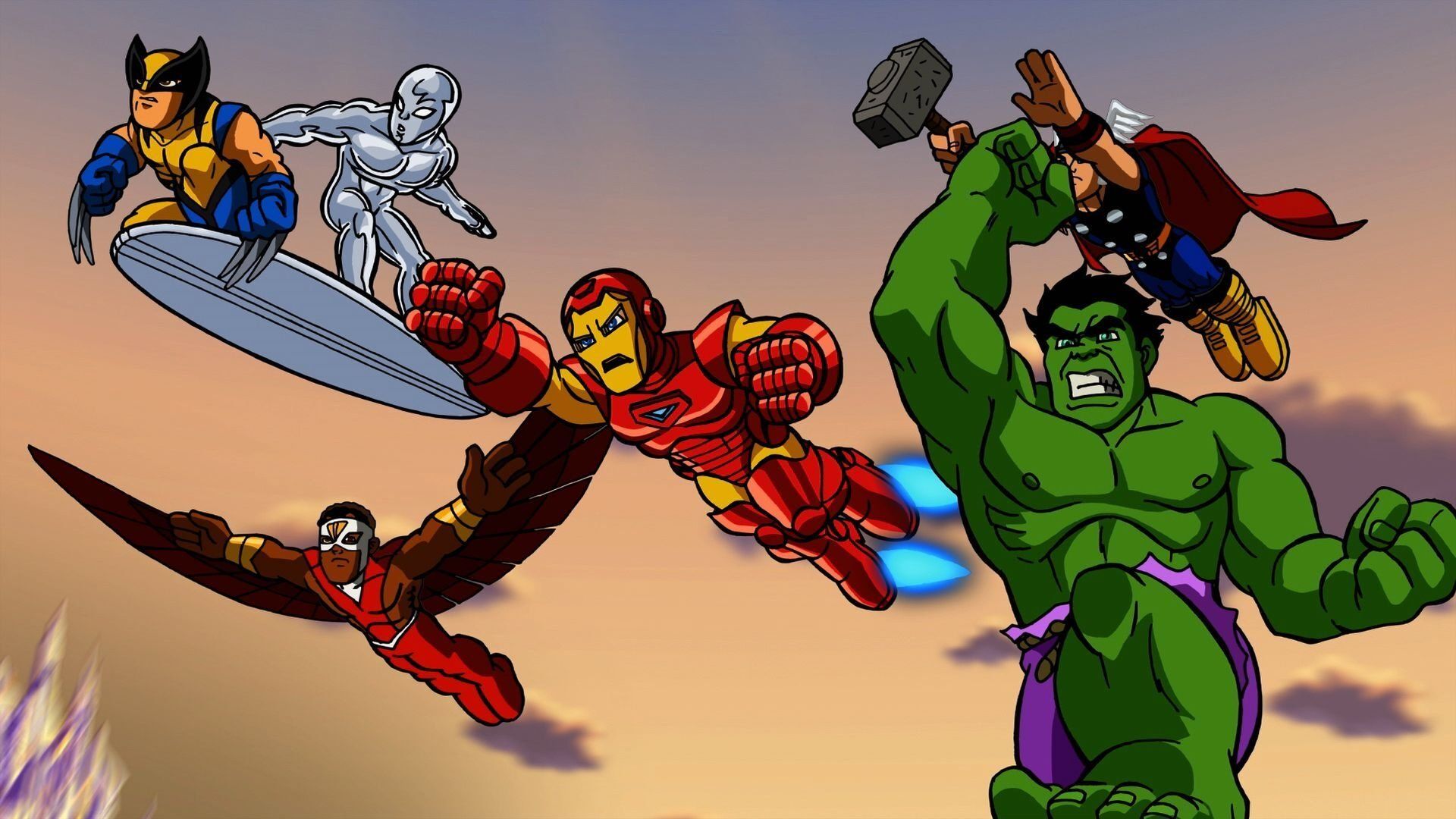 The Super Hero Squad Show background