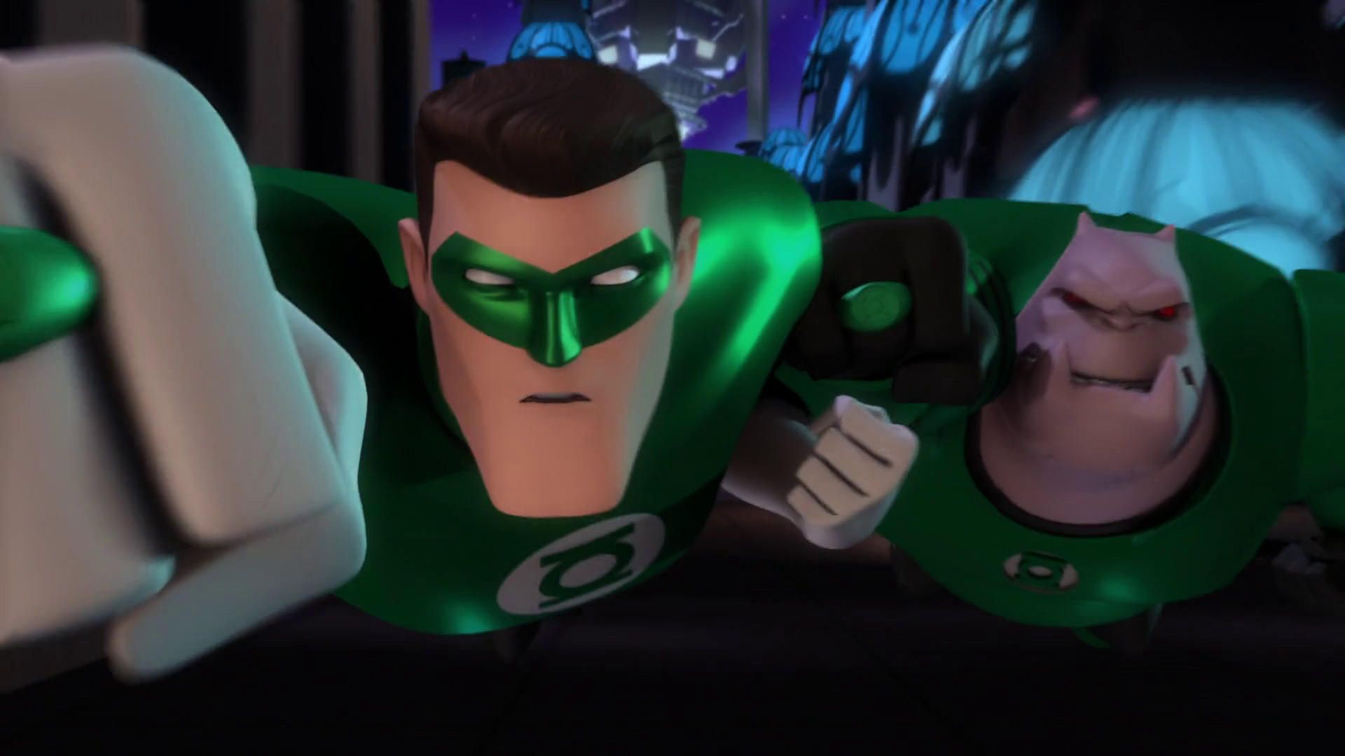 Green Lantern: The Animated Series background