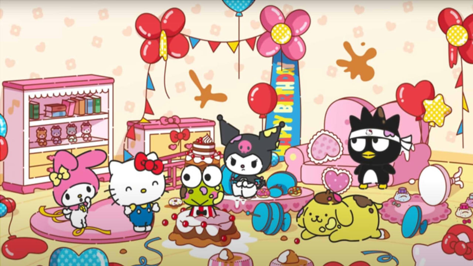 Hello Kitty and Friends Supercute Adventures background