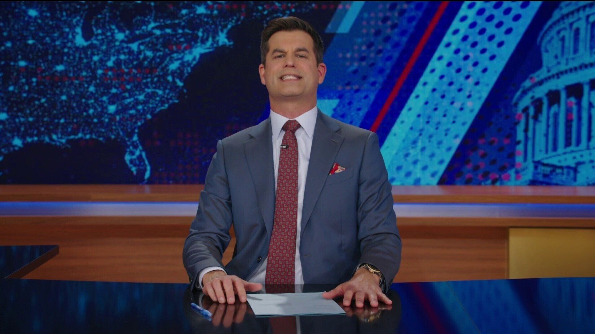 The Daily Show background