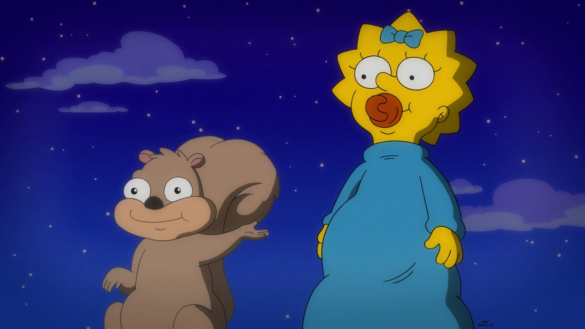 The Simpsons background