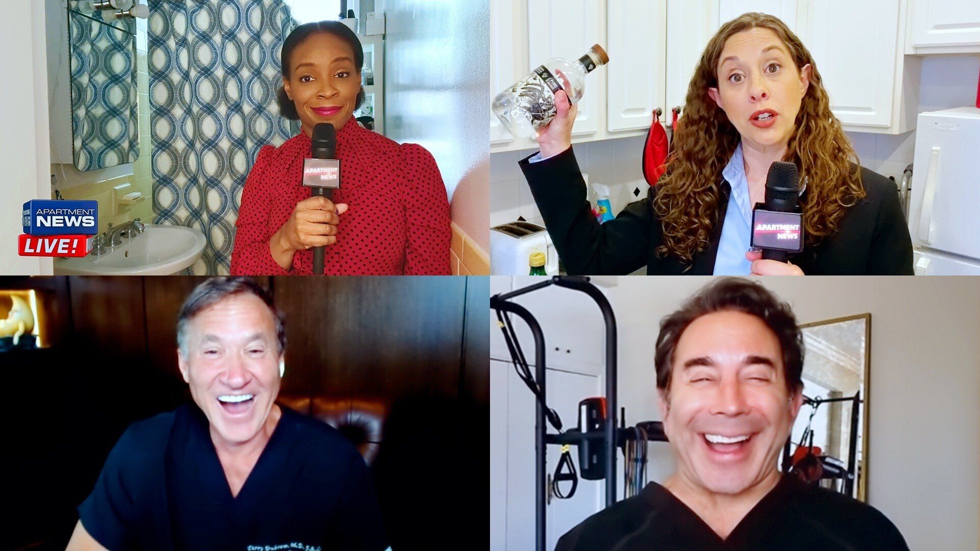 The At-Home Variety Show background