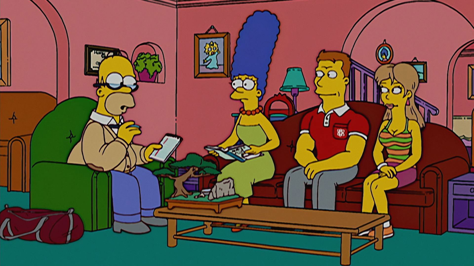 The Simpsons background