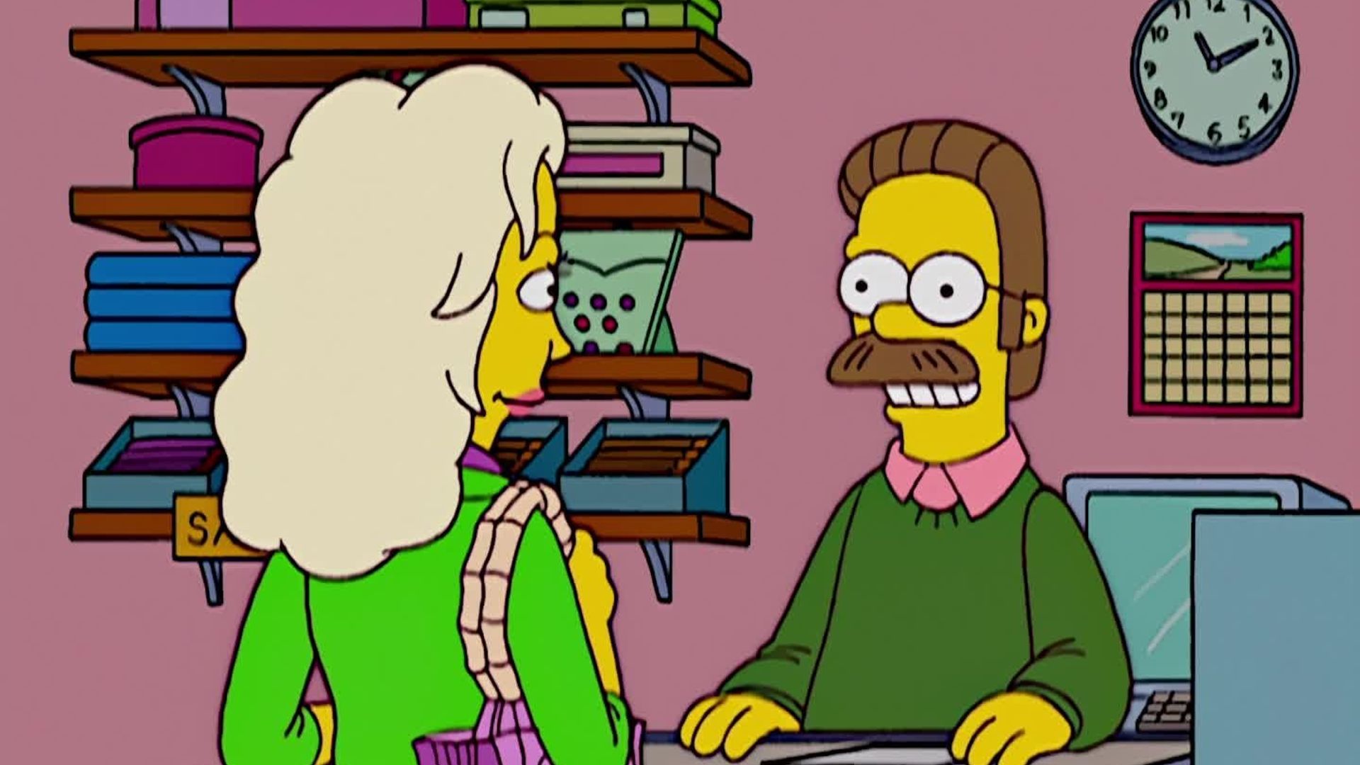 The Simpsons background