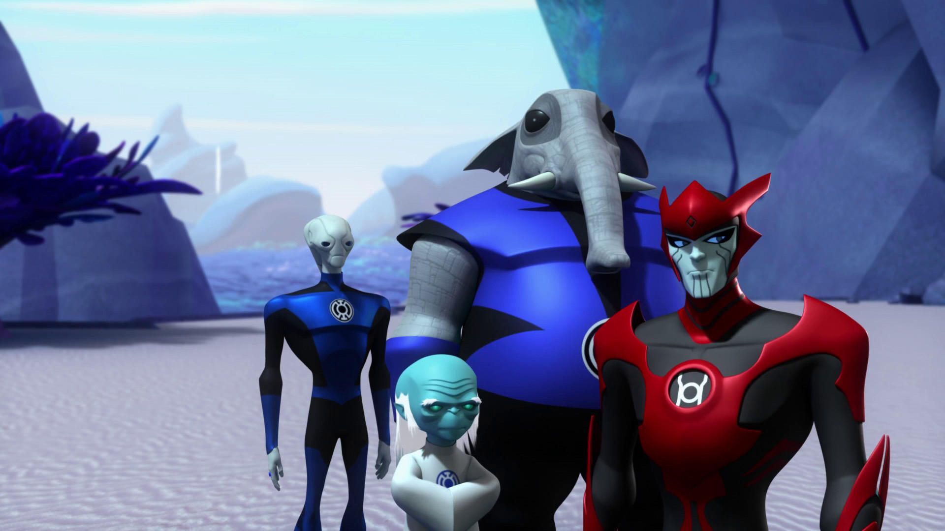 Green Lantern: The Animated Series background