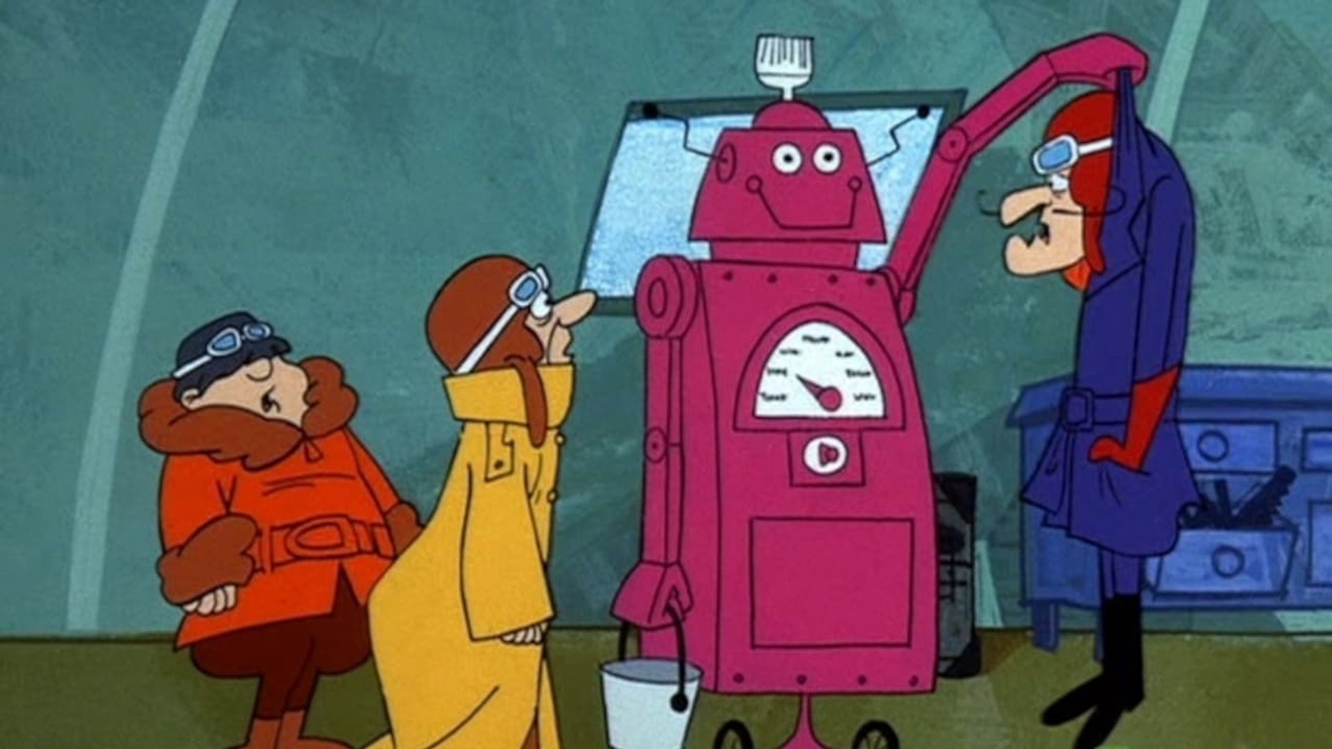 Dastardly and Muttley in Their Flying Machines background