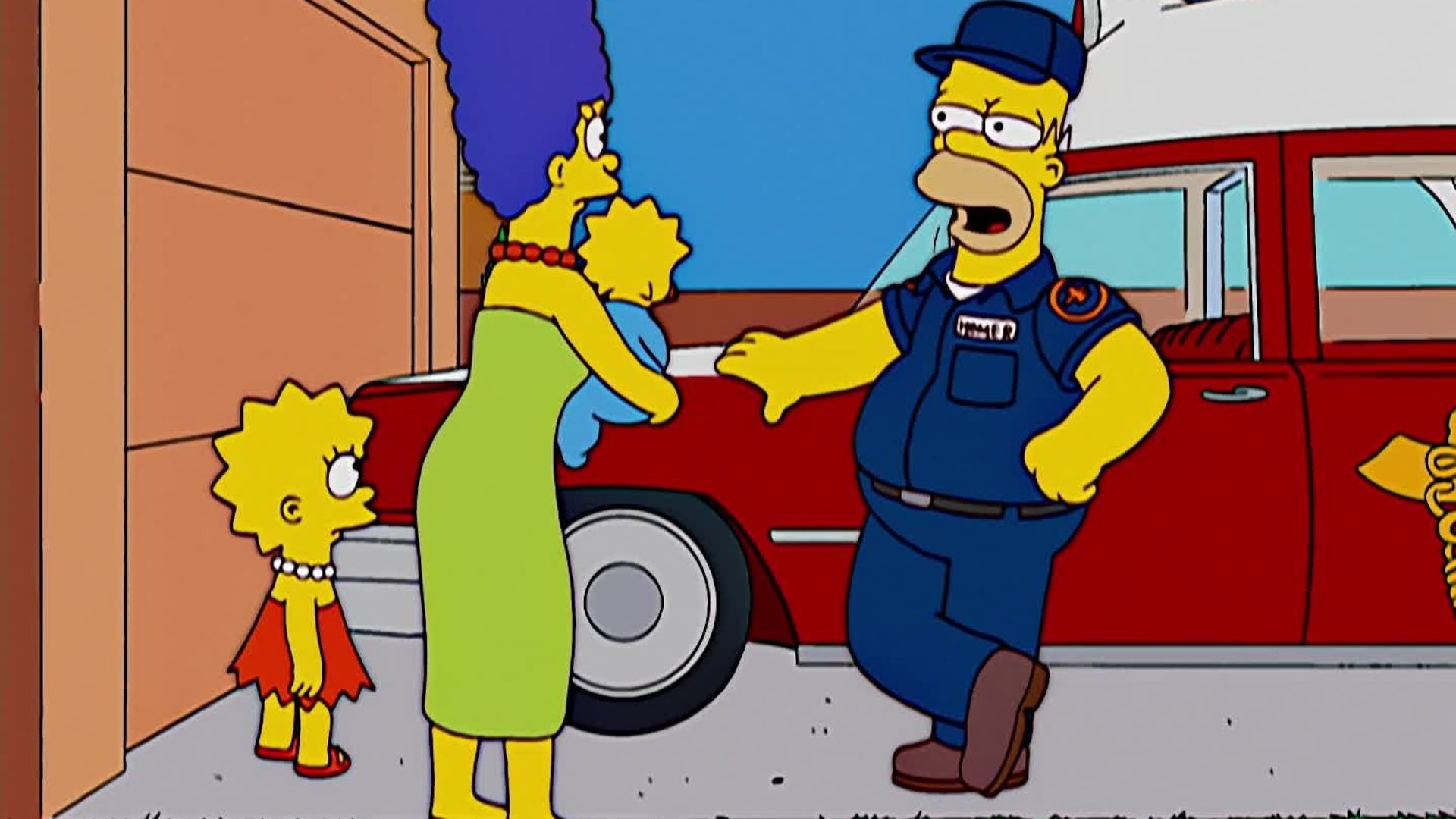 The Simpsons background