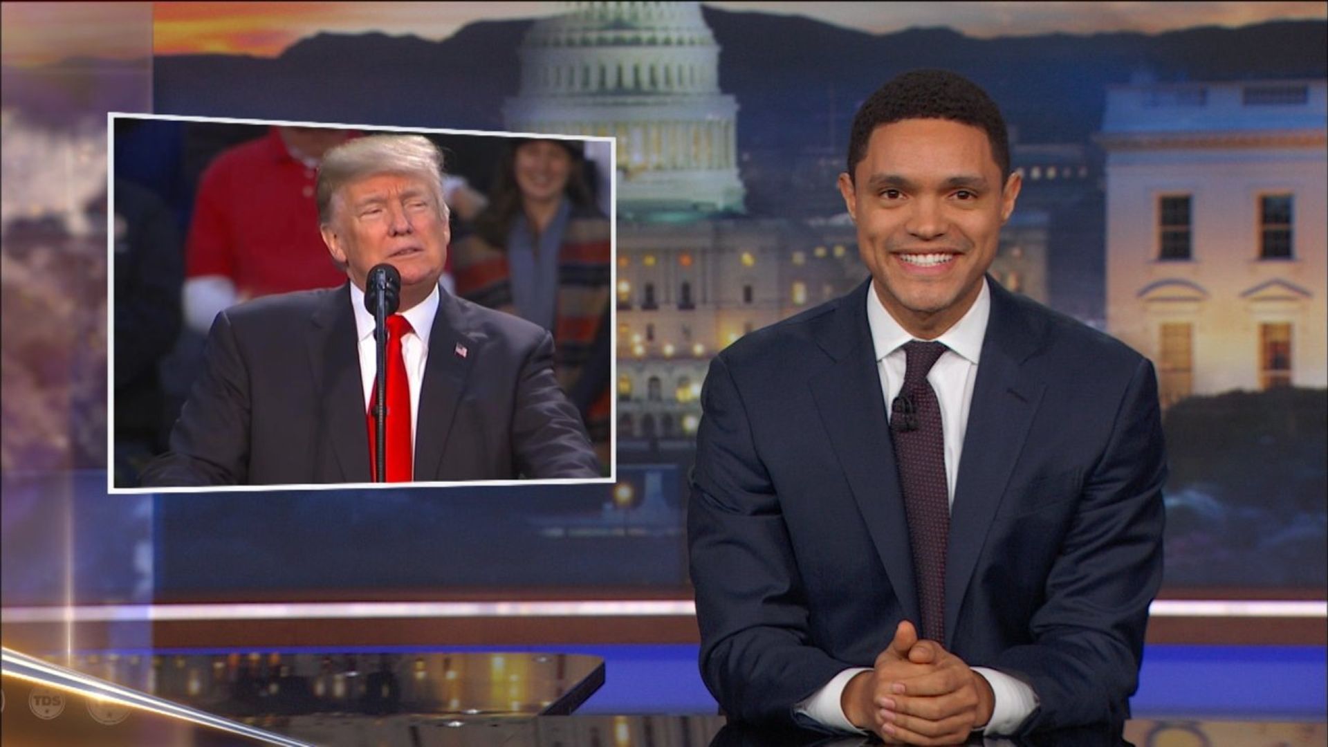 The Daily Show background