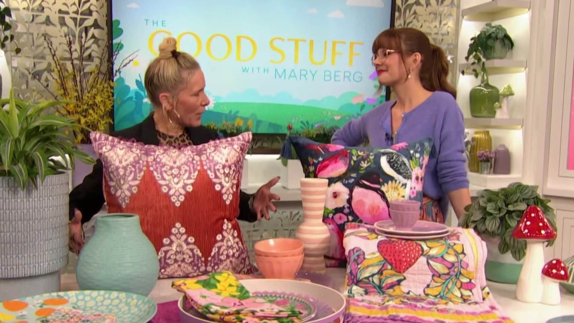 The Good Stuff with Mary Berg background