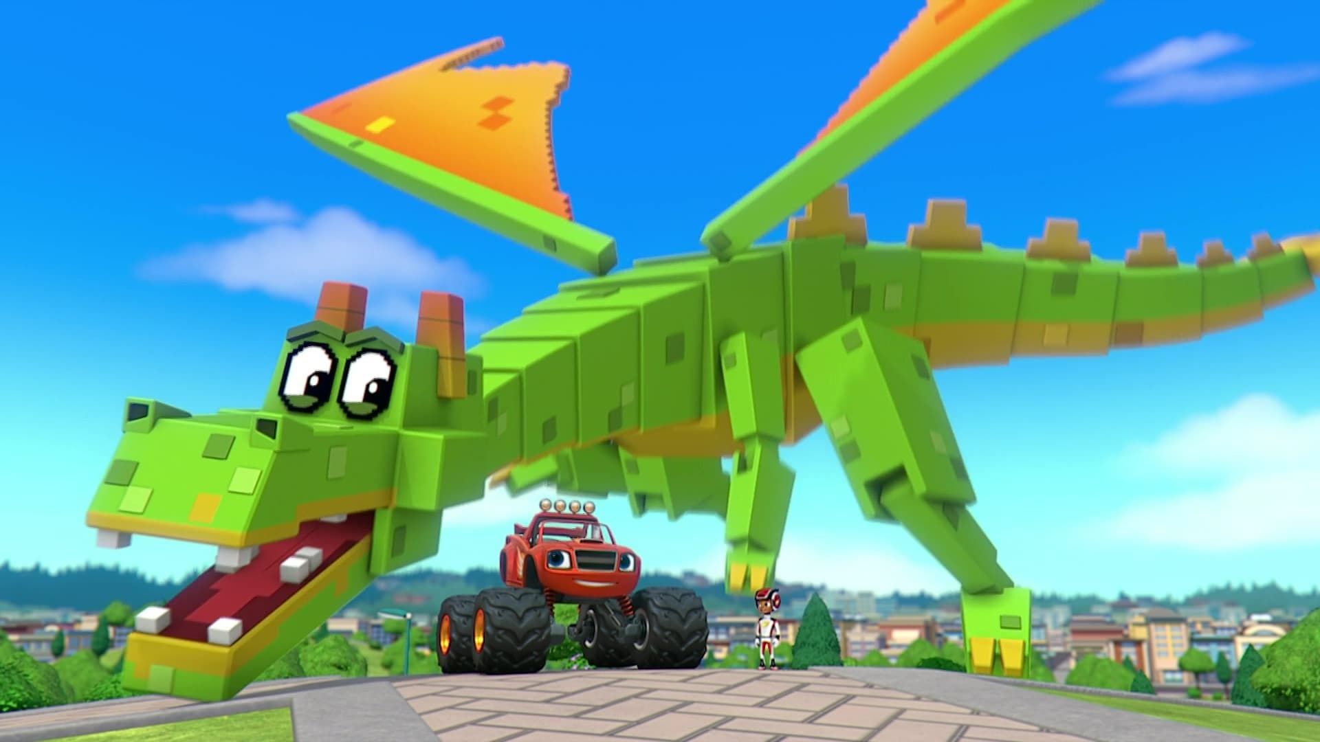 Blaze and the Monster Machines background