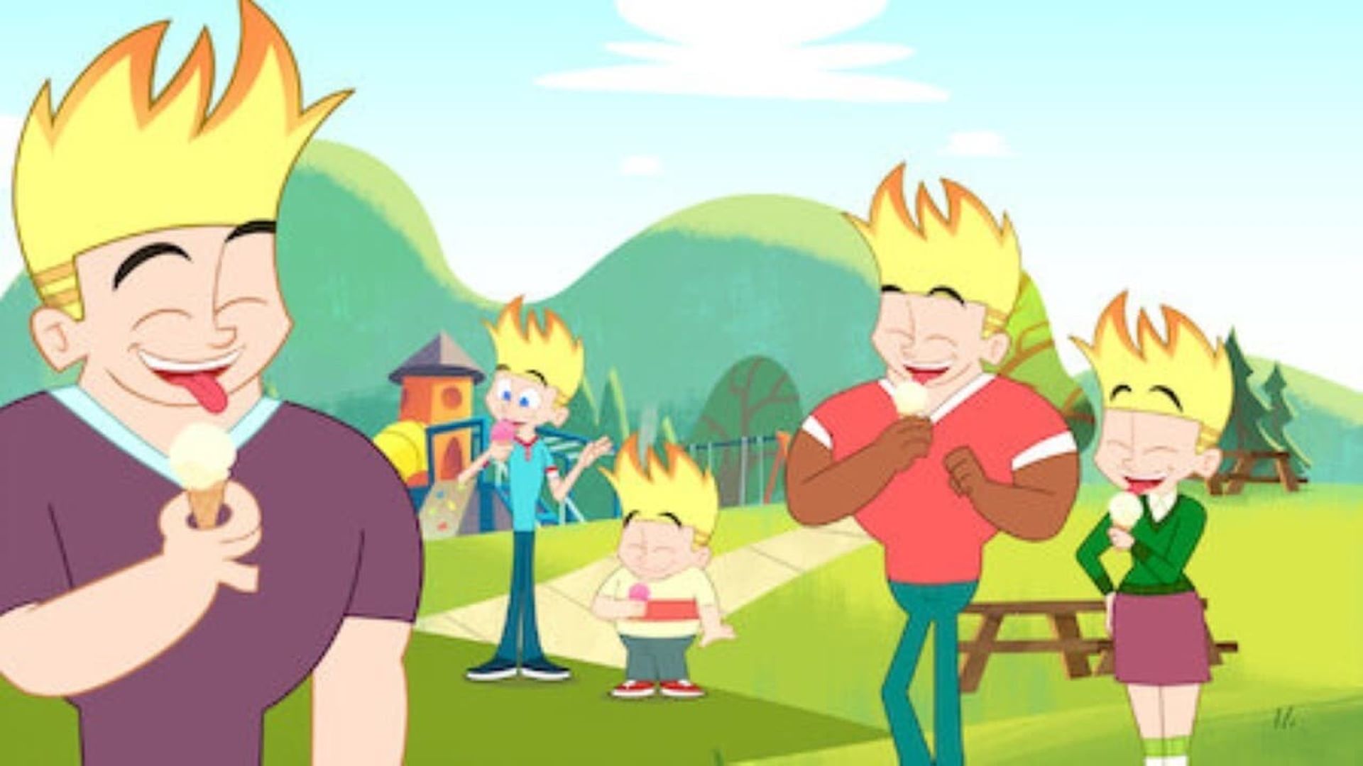 Johnny Test background