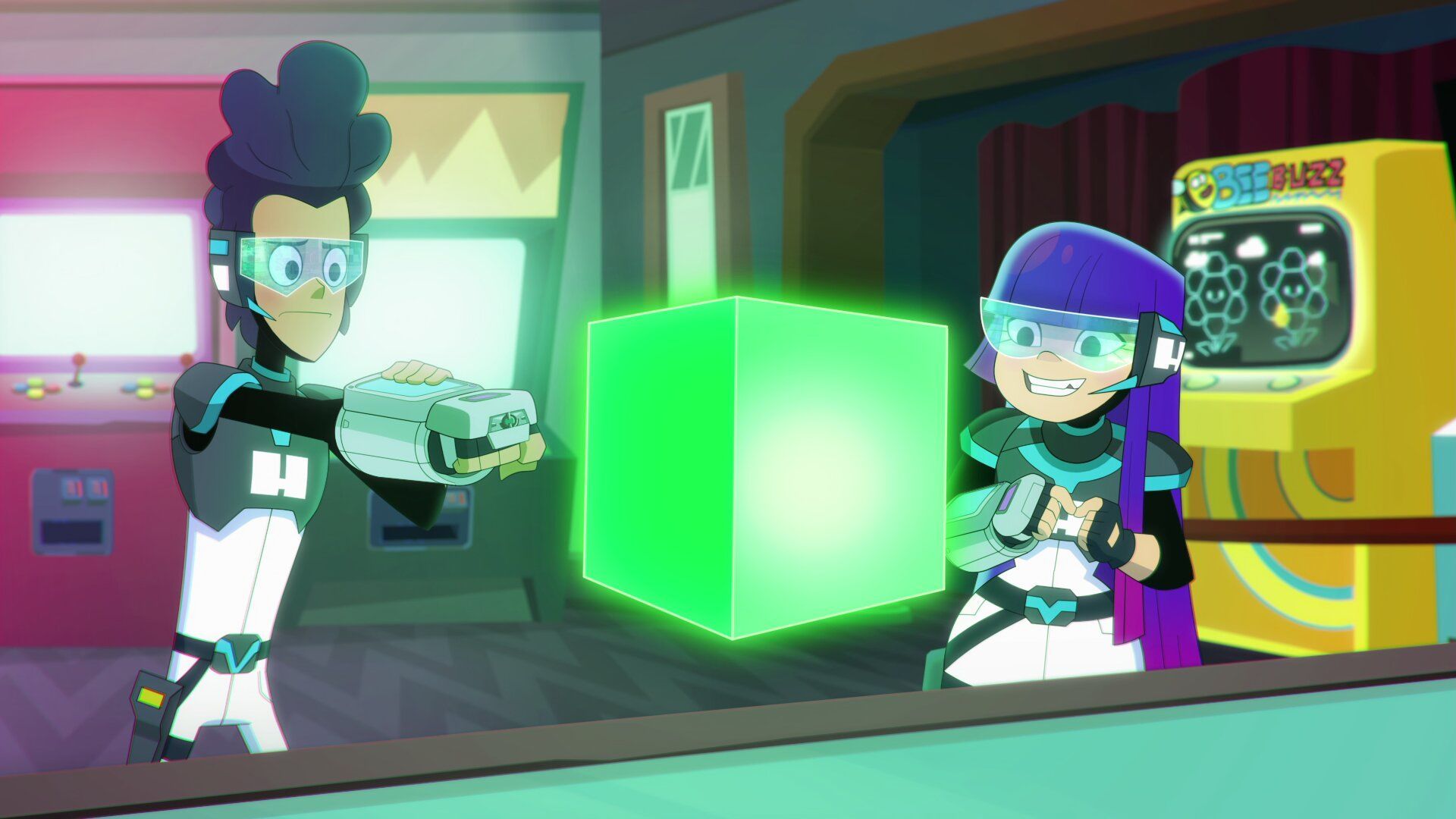 Glitch Techs background