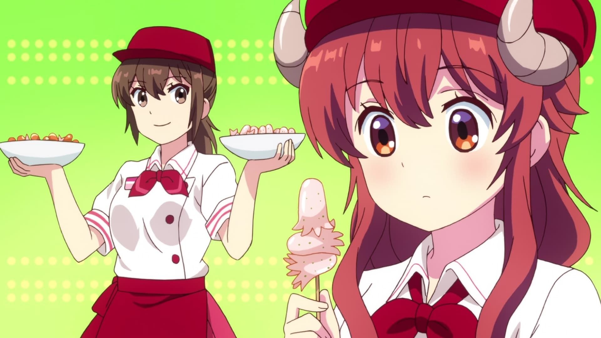 The Demon Girl Next Door background