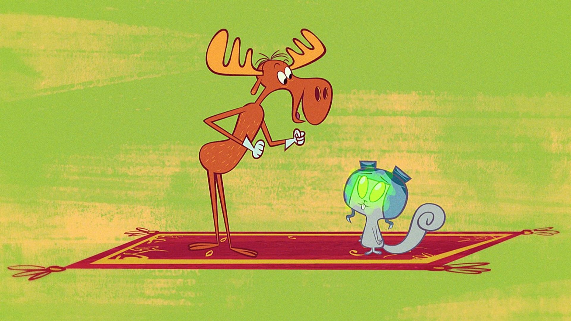 The Adventures of Rocky and Bullwinkle background