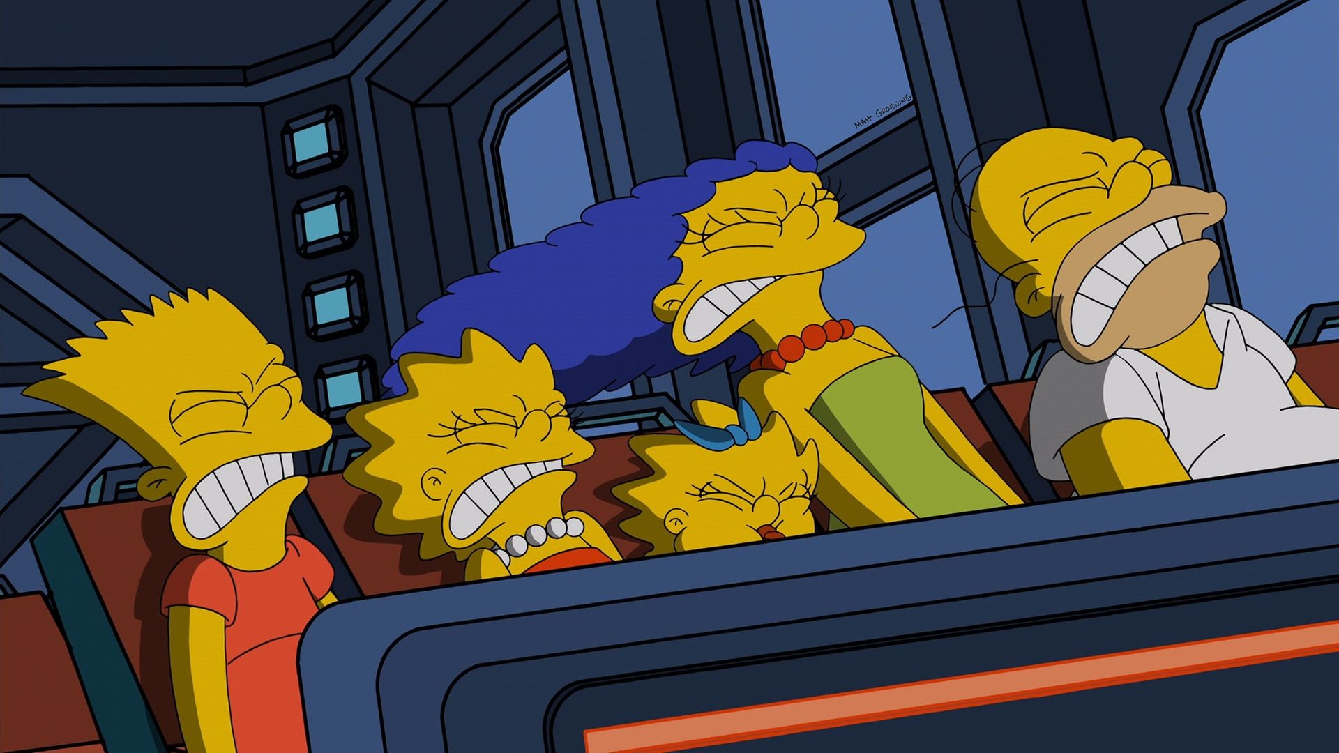 The Simpsons background