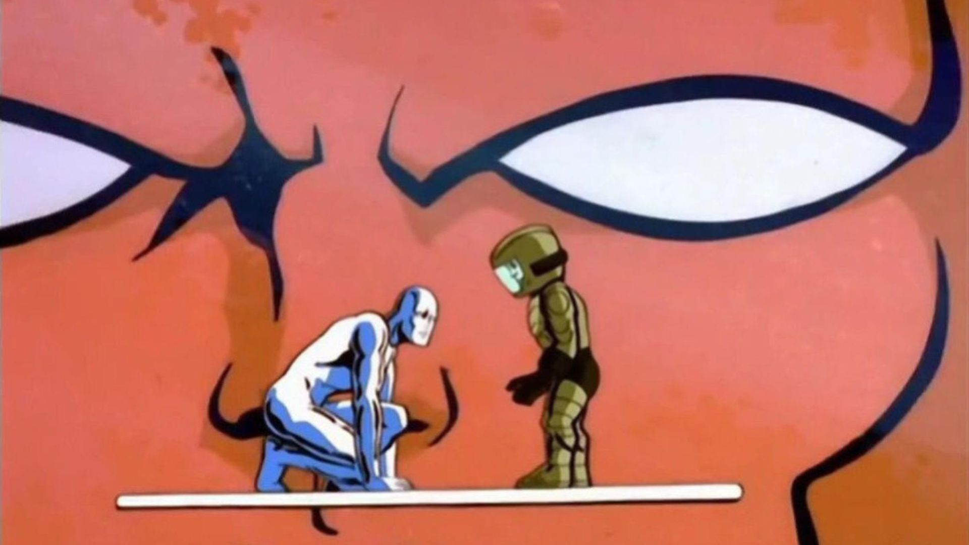 Silver Surfer background