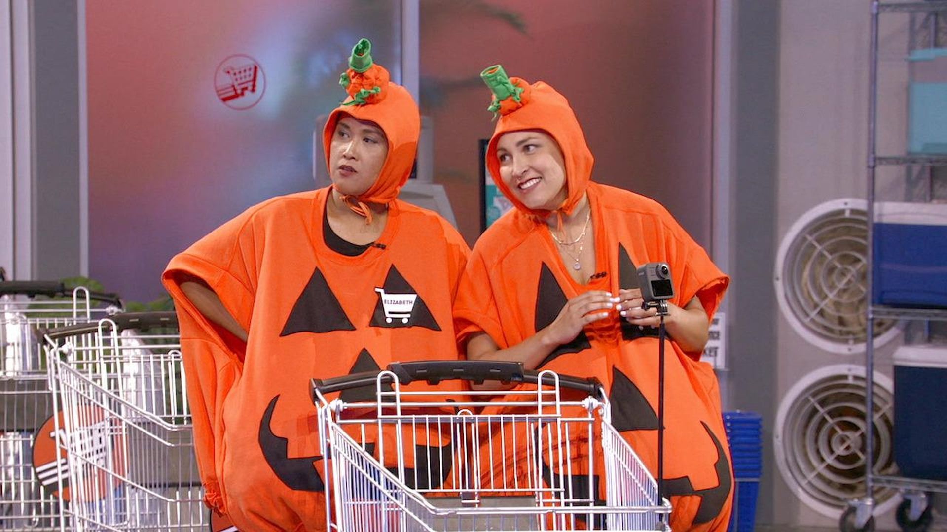 Supermarket Sweep background