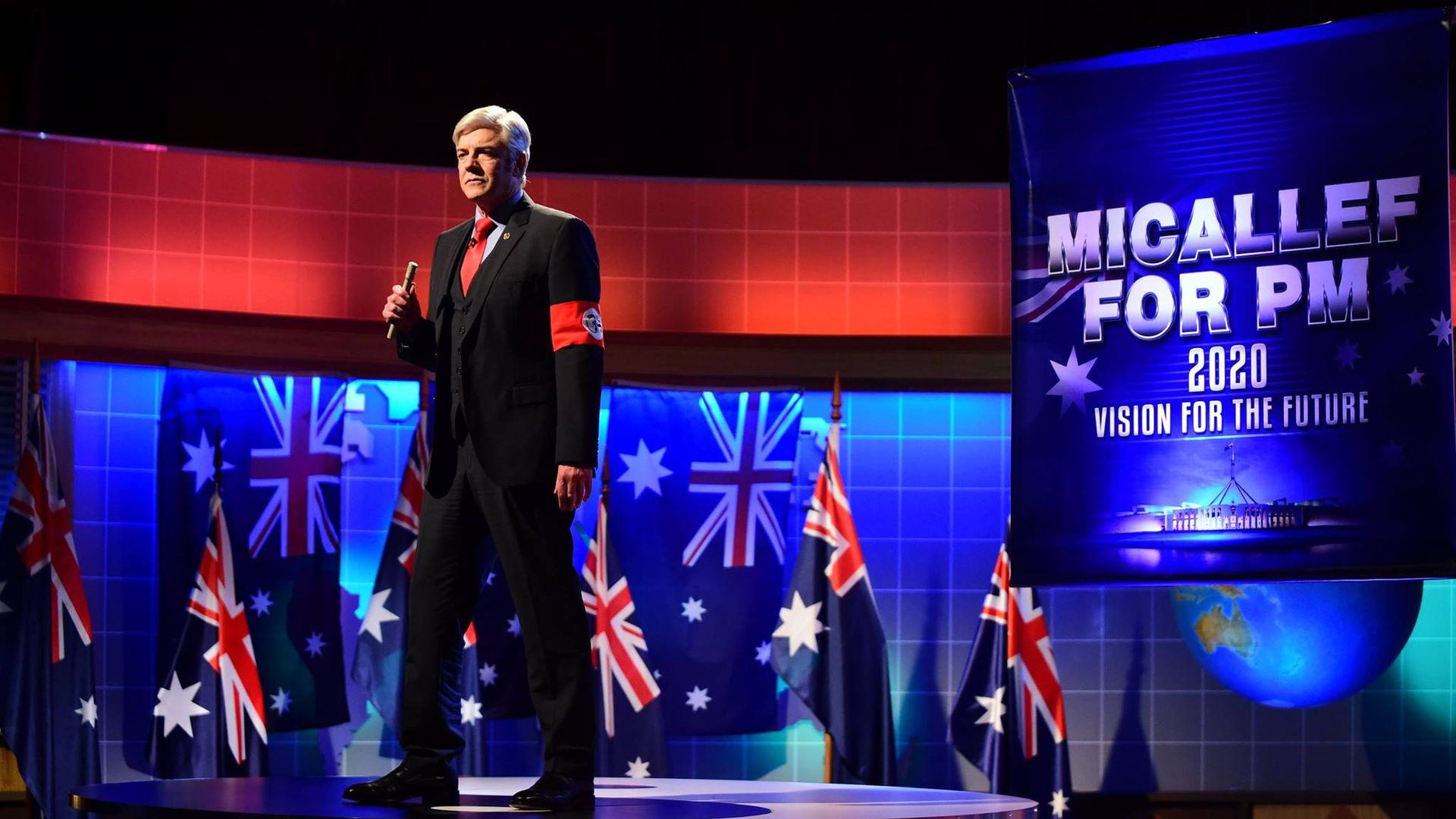 Shaun Micallef's Mad as Hell background