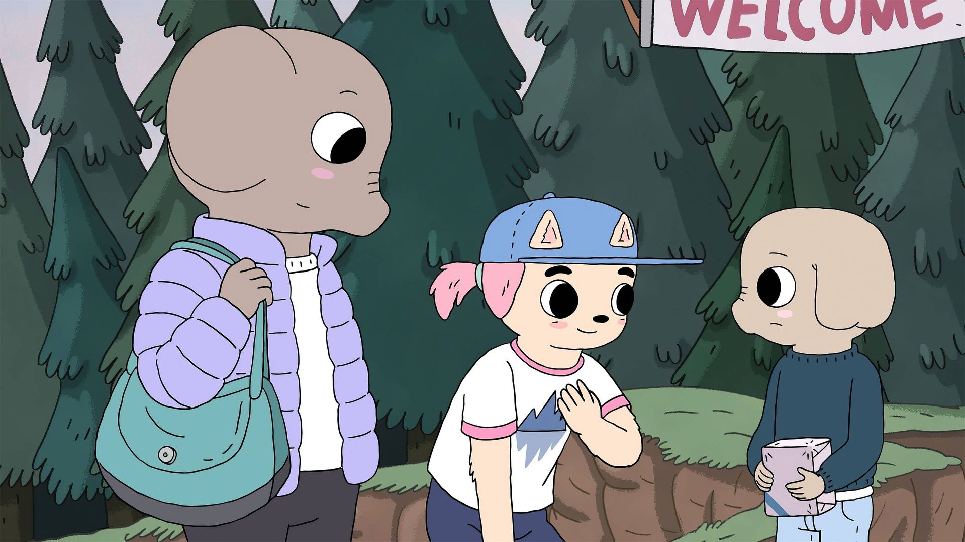 Summer Camp Island background