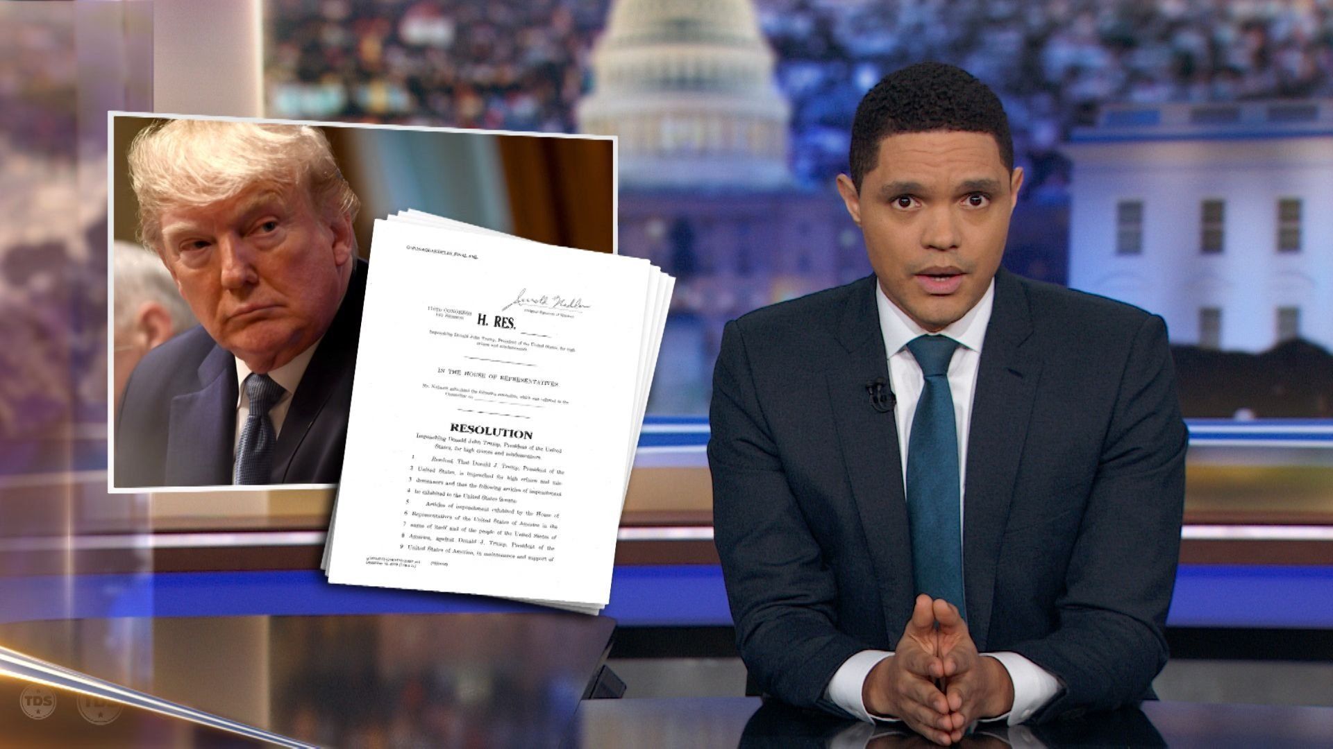 The Daily Show background