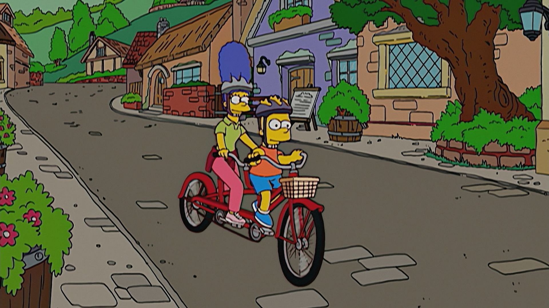 The Simpsons background