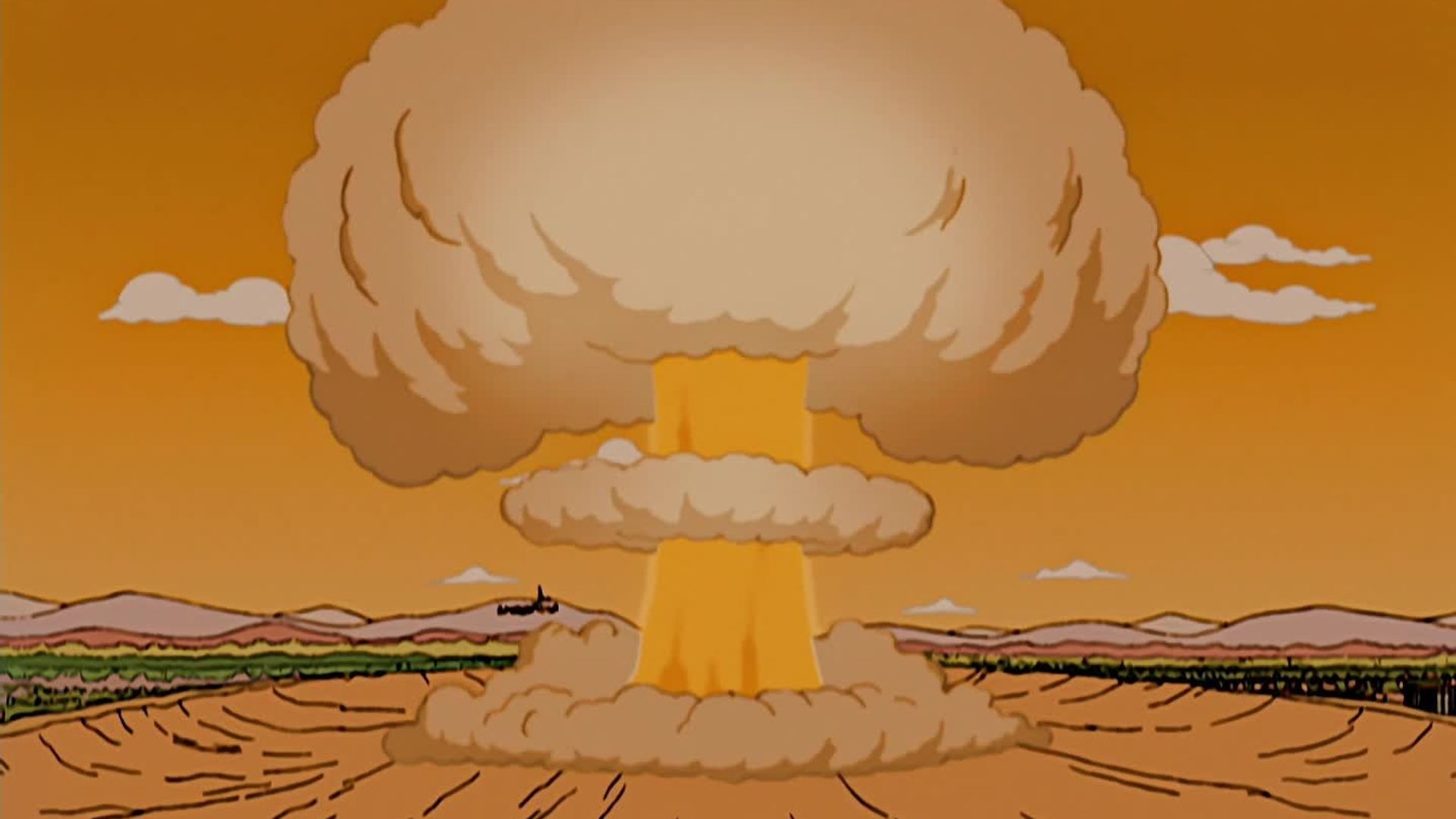 The Simpsons background