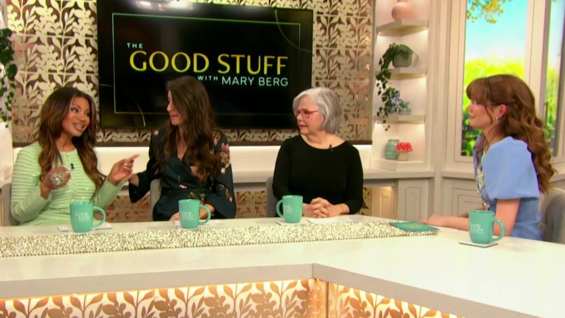 The Good Stuff with Mary Berg background