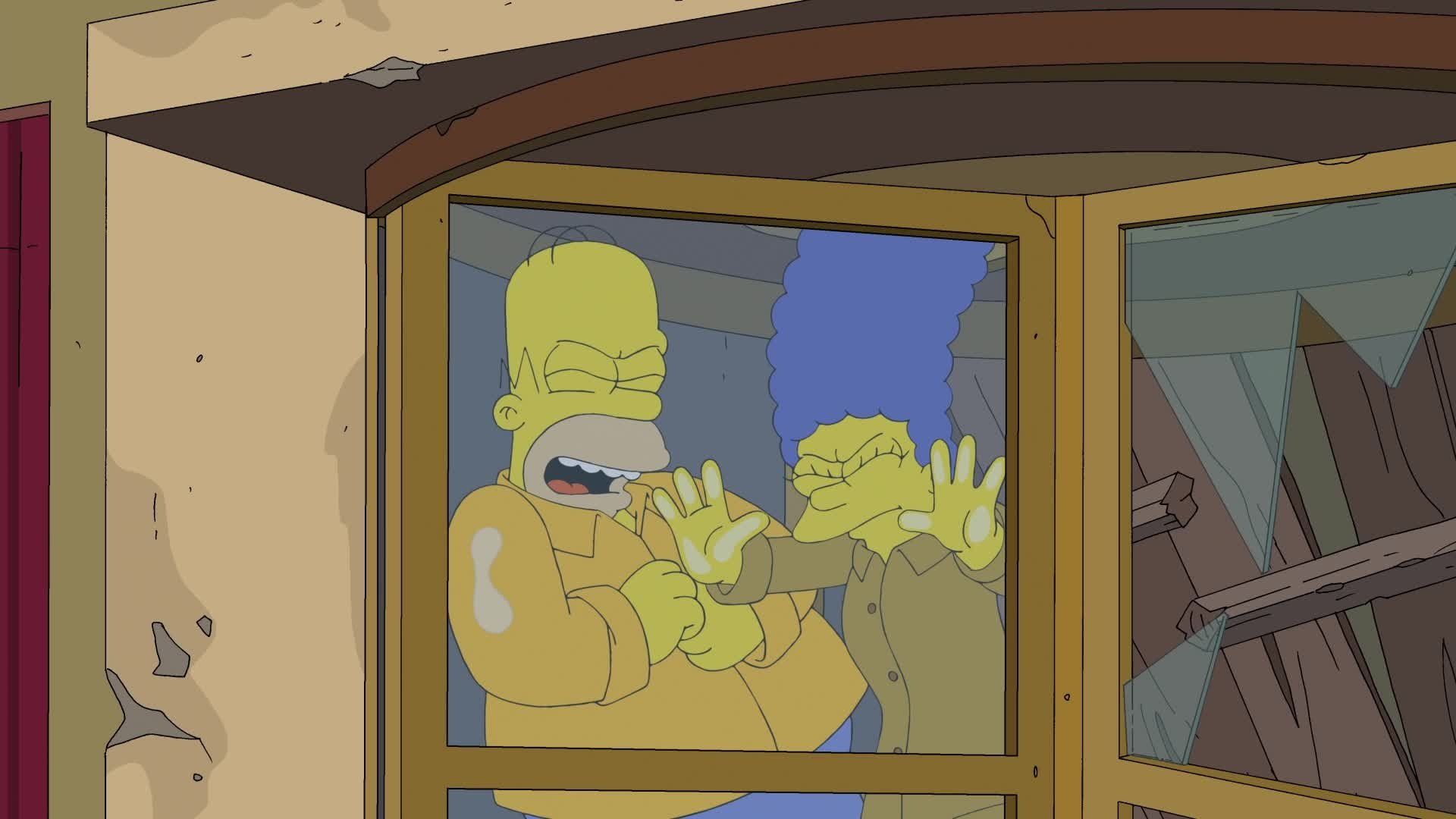 The Simpsons background
