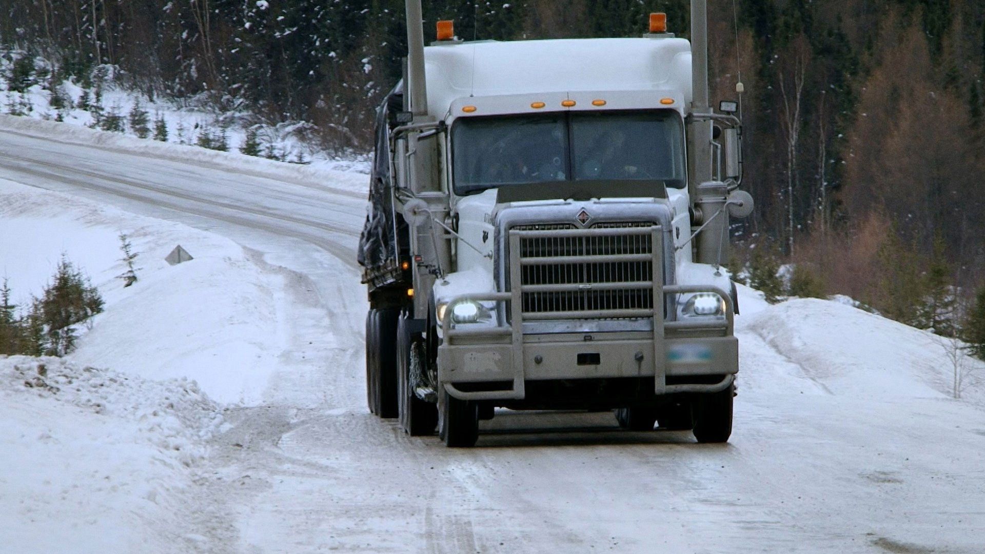 Ice Road Truckers background